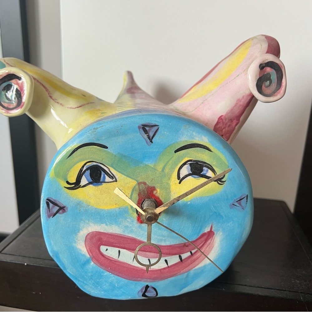Colorful Jester Wall Clock